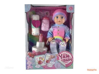 25CM EMPTY BODY FASHION DOLL SET W/3AG13 BATTERIES