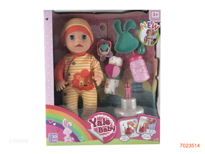 30CM EMPTY BODY FASHION DOLL SET W/MUSIC/3AG13 BATTERIES