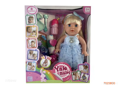 35CM SOLID BODY FASHION DOLL SET W/O 3AA BATTERIES