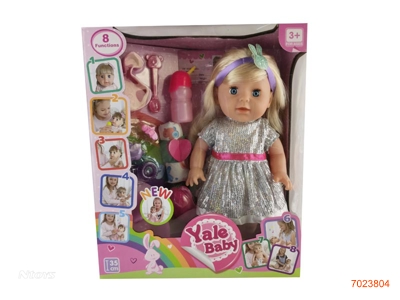 35CM SOLID BODY FASHION DOLL SET W/O 3AA BATTERIES