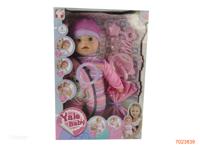 40CM COTTON BODY FASHION DOLL SET W/IC/3AG13 BATTERIES