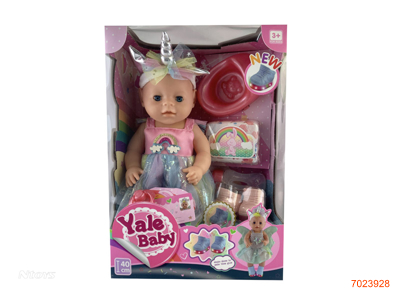 40CM EMPTY BODY FASHION DOLL SET W/LIGHT/BUTTON BATTERIES