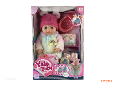 40CM EMPTY BODY FASHION DOLL SET W/LIGHT/BUTTON BATTERIES