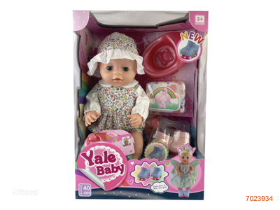 40CM EMPTY BODY FASHION DOLL SET W/LIGHT/BUTTON BATTERIES