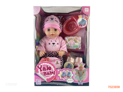 40CM EMPTY BODY FASHION DOLL SET W/LIGHT/BUTTON BATTERIES