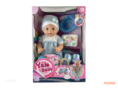 40CM EMPTY BODY FASHION DOLL SET W/LIGHT/BUTTON BATTERIES