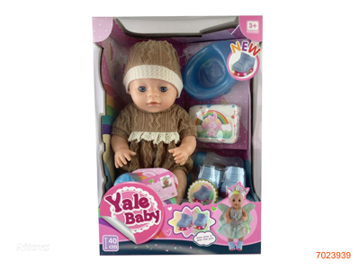 40CM EMPTY BODY FASHION DOLL SET W/LIGHT/BUTTON BATTERIES