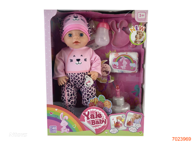 40CM EMPTY BODY FASHION DOLL SET W/3AG13 BATTERIES