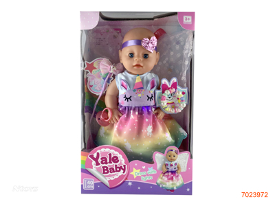 40CM EMPTY BODY FASHION DOLL SET W/LIGHT/BUTTON BATTERIES