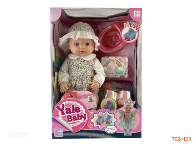 40CM EMPTY BODY FASHION DOLL SET W/LIGHT/BUTTON BATTERIES