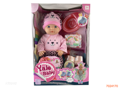 40CM EMPTY BODY FASHION DOLL SET W/LIGHT/BUTTON BATTERIES