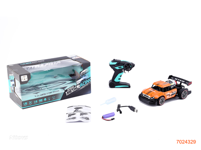 1:16 6CHANNELS R/C CAR W/LIGHT/SPRAY/3.7V BATTERY PACK IN CAR/USB CABLE,W/O 2AA BATTERIES IN CONTROLLER.3COLOURS