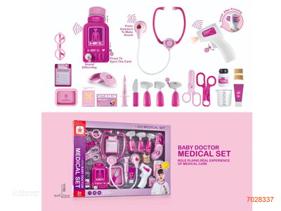 DOCTOR SET W/LIGHT/SOUND/3AG13 BATTERIES W/O 2AAA BATTERIES