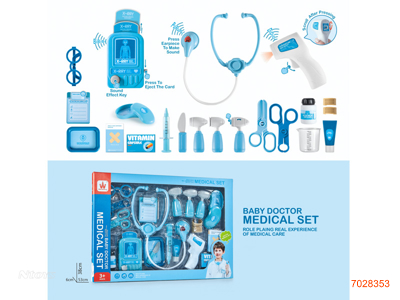 DOCTOR SET W/LIGHT/SOUND/3AG13 BATTERIES W/O 2AAA BATTERIES