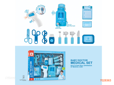 DOCTOR SET W/LIGHT/SOUND W/O 2AAA BATTERIES