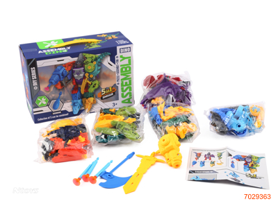 ASSEMBLING DINOSAUR SET