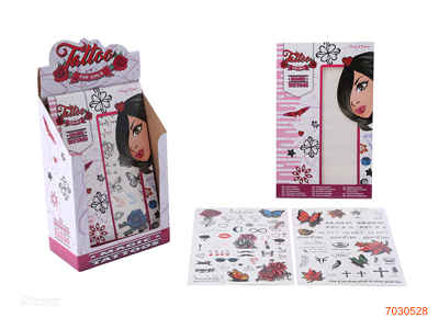 TATTOO STICKERS 36PCS/DISPLAY BOX