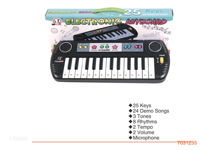 25 KEY ELECTRIC KEYBOARD W/O 4*AA BATTERIES