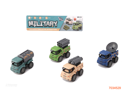 P/B MILITARY VEHICLE 4PCS