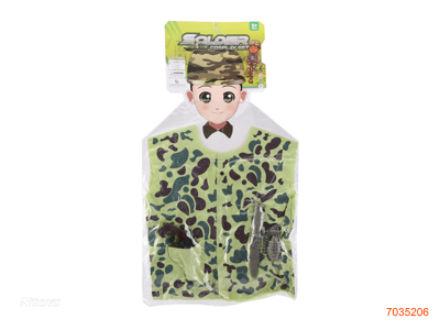 SLEEVELESS CAMOUFLAGE UNIFORMS FOR SOLDIERS SET