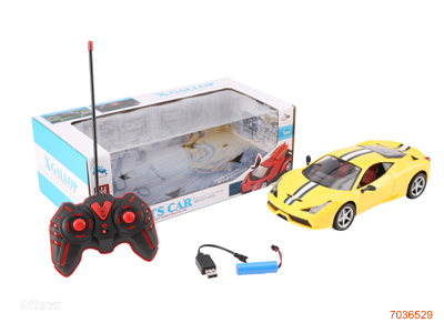 27MHZ 1:16 5CHANNELS R/C CAR W/LIGHT/3.7V BATTERIE PACK IN CAR/USB CABLE W/O 2*AA BATTERIES IN CONTROLLER 2COLOURS