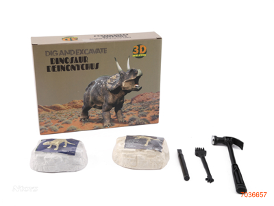 DINOSAUR ARCHAEOLOGICAL FOSSIL SET