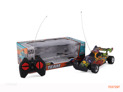 4CHANNELS R/C CAR  W/LIGHT W/O 3*AA BATTERIES IN CAR/2*AA BATTERIES IN CONTROLLER