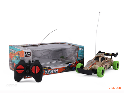 4CHANNELS R/C CAR  W/LIGHT W/O 3*AA BATTERIES IN CAR/2*AA BATTERIES IN CONTROLLER