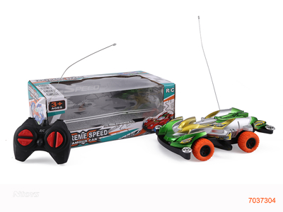 4CHANNELS R/C CAR  W/LIGHT W/O 3*AA BATTERIES IN CAR/2*AA BATTERIES IN CONTROLLER