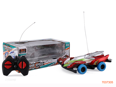 4CHANNELS R/C CAR  W/LIGHT W/O 3*AA BATTERIES IN CAR/2*AA BATTERIES IN CONTROLLER