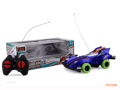 4CHANNELS R/C CAR  W/LIGHT W/O 3*AA BATTERIES IN CAR/2*AA BATTERIES IN CONTROLLER