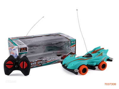 4CHANNELS R/C CAR  W/LIGHT W/O 3*AA BATTERIES IN CAR/2*AA BATTERIES IN CONTROLLER