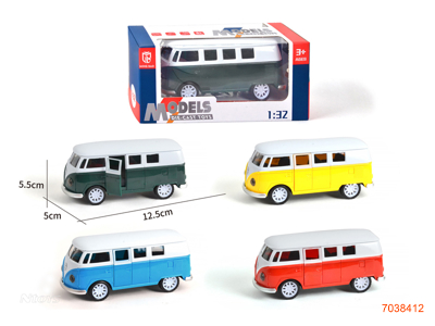 1:32 PULL BACK DIE-CAST CAR 4COLOURS
