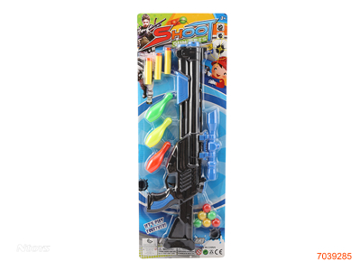 SOFT BULLET GUN SET 2COLOURS