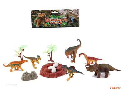 DINOSAUR SET.6PCS DINOSAUR