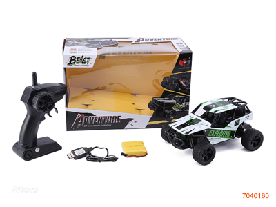 2.4G 1:18 4CHANNELS R/C DIE-CAST CAR W/3.7V BATTERY PACK IN CAR/USB CABLE W/O 2*AA BATTERIES IN CONTROLLER