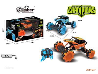 2.4G 1:16 6CHANNELS R/C CAR W/LIGHT/MUSIC/3.7V BATTERY PACK IN CAR/USB CABLE W/O 2*AA BATTERIES IN CONTROLLER 2COLOURS