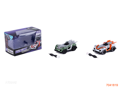 PULL BACK DIE-CAST CAR 2COLOURS
