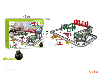 B/O TRAIN TRACK W/O 1*AA BATTERIES