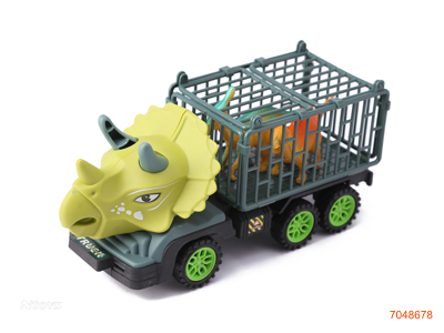 F/P DINOSAUR CAR W/2PCS DINOSAUR