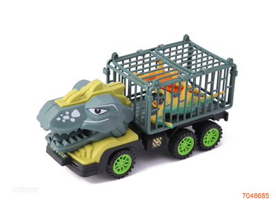 F/P DINOSAUR CAR W/2PCS DINOSAUR