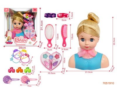 BUST BARBIE MODEL SET 16PCS