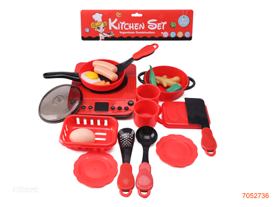 COOKING SET W/LIGHT/SOUND W/O 3AA BATTERIES IN INDUCTION COOKER