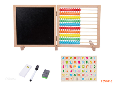 2IN1 WOODEN BLACK BOARD CALCULATE FRAME