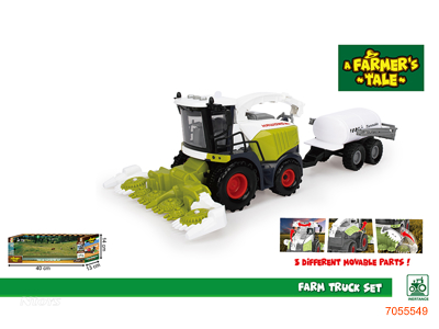 F/P FARM TRUCK W/LIGHT/SOUND W/3*AG13 BATTERIES