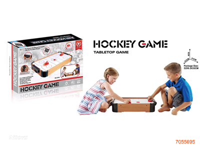 WOODEN HOCKEY TABLE GAME