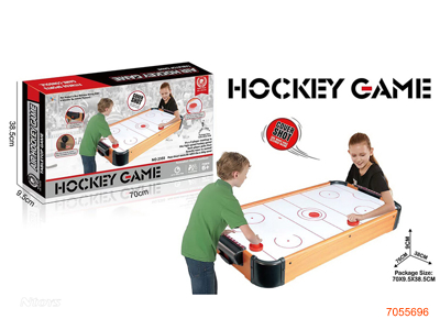 WOODEN HOCKEY TABLE GAME