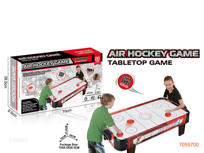 WOODEN HOCKEY TABLE GAME