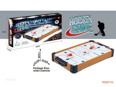 WOODEN HOCKEY TABLE GAME