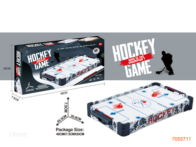 WOODEN HOCKEY TABLE GAME